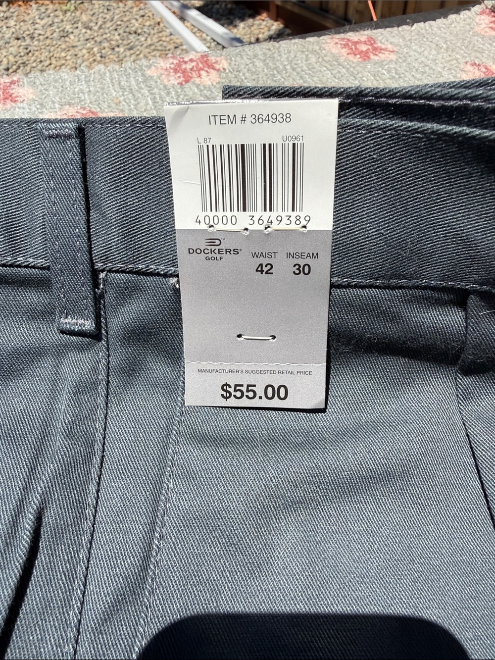 Dockers Men's Golf  Pants - Brand new with tags -Slate Gray